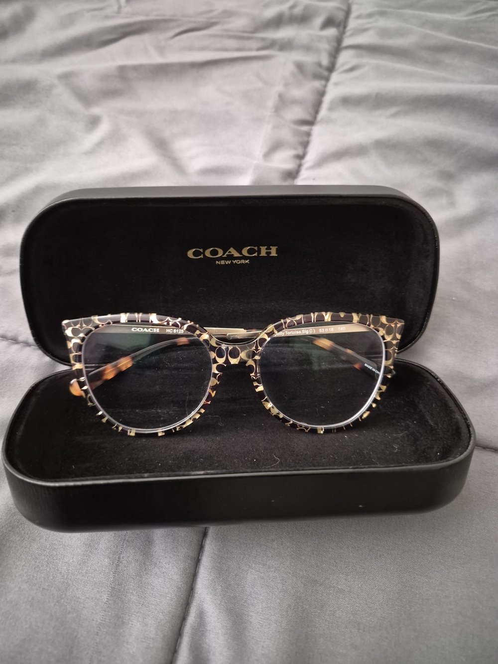 COACH Women's Tortoiseshell Pattern Eyeglasses